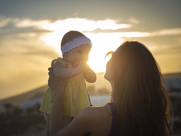 photo of mother and baby
