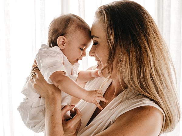 photo of mother and baby