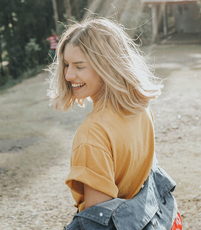 Happy woman